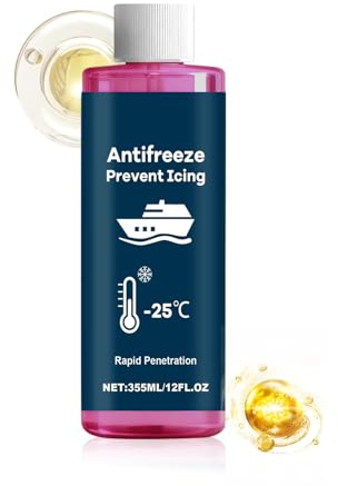 Genérico Líquido Refrigerante para Automóvil | Anticongelante para Radiador,355ml Anticongelante para Vehículos - para Automóvil Moto Camión Sedán Scooter Pickup SUV Verano e Invierno