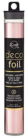 Deco FOIL 6X12 Pink Quart