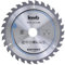 kwb Kreissägeblatt 216 x 30 mm - Schneller Schnitt, geeignet für Weich- und Hartholz, Tischlerplatten und Spanplatten - Hartmetall-Zähne, flexibles Stammblatt