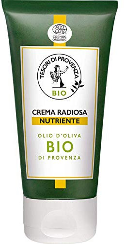 Tesori di Provenza Crema Viso Nutriente Giorno BIO, Crema Radiosa, con Olio d'Oliva Biologico, Ricco in Polifenoli Antiossidanti, 50 ml