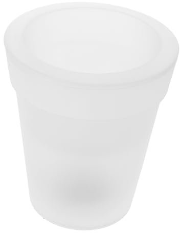 Kisangel Solar Led Landscape Flowerpot Waterproof Outdoor Garden Light White Glow Home Decor Lamp for Patio and Balcony