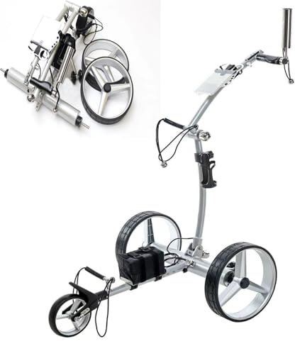 Chariot de Golf électrique avec télécommande,Vitesse de 12 km/h et capacité de montée de 30°, capacité de charge de 30 kg,électrique Chariot de Golf Pliable