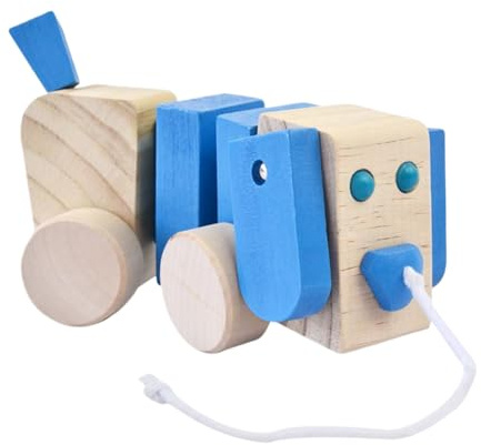Cane Da Traino | Cucciolo Divertente Interattivo Educativo Con Trazione A Corda | Giocattolo Da Tirare Per E Bambini Piccoli,Per Bambini In Età Prescolare Per Interno Ed Esterno