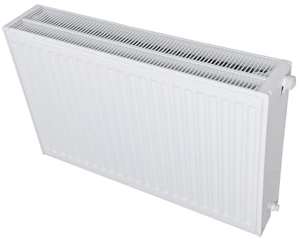 Belrad® Radiador plano tipo 33, color blanco, 30 x 100 cm