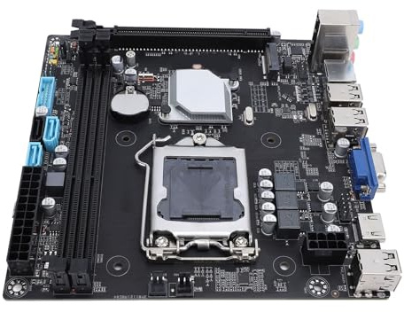 H81M Motherboard, LGA 1150 Gaming Motherboard, 2 X DDR3 Speicher, PCIe 3.0 16X, M.2 Nvme, M.2 NGFF (SATA2.0) 2280 SATA 3.0 USB2.0 für Xeon E3 V3 Prozessor für PC