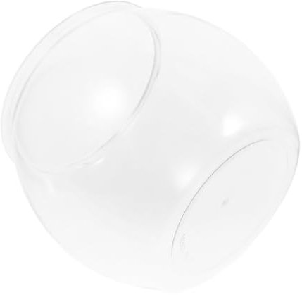 Happyyami Kleines Transparentes Aquarium Fischschalen Für Tafelaufsätze Halter Für Aquarien Fischschalen- Fischglas Aquarium Aus Kunststoff Fisch-dekorschale Büro-Aquarium Das Haustier