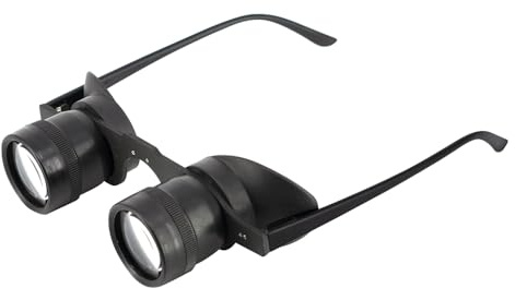 3X Fishing Binoculars-Professional Hands-Free Glasses for Fishing, Bird Watching, Sports, Concerts, Theater, Opera, TV, Sight Seeing, HD Portable Opera Glasses for Men Women Excludes Polarized Lenses