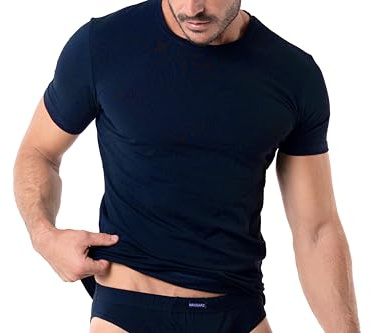 T-Shirt Girocollo Mezza Manica Uomo 580 – Pack da 3 – Morbido Cotone bielastico - novità Esclusiva