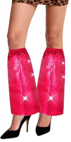 MUNSKT Abba Women's Clothing,Sequin Leg Warmers,Abba Clothing Accessories, Leg Guards, Women's Sequins Disco Clothing, Carnival Fancy Dresses