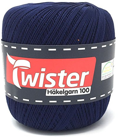 TWISTER Häkelgarn Marine Blau 100g