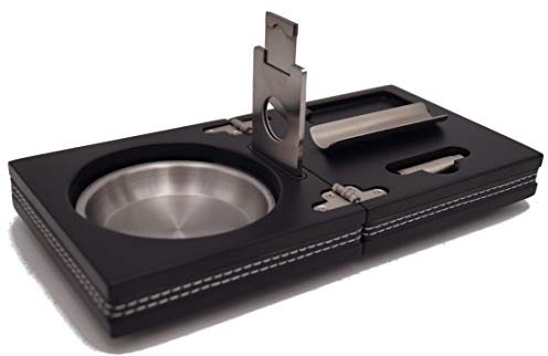 GERMANUS - Die Box - Set aus Zigarren Aschenbecher Cutter Bohrer Ablage