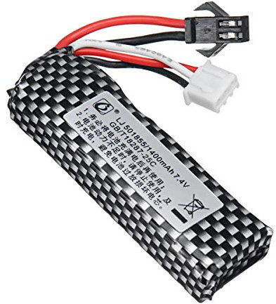 Forspero Mise À Niveau 1400Mah 7.4 V 25C Batterie Au Lithium pour Blaster STD Gel Ball