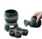 Japanisches Keramik-Sake-Set Mit Wärmer, Heißkrug Für Zu Hause, Traditionelles Heiß-Sake-Set 7-teilig, Einschließlich 1 Herd, 1 Erwärmungstopf, 1 Sake-Flasche Und 4 Sake-Tassen Für Kalt / Warm / Heiß