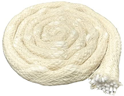 Ø 12 mm Flammschalendocht für Outdoorkerzen Feuerschalen Ersatzdocht für Öllampen, Garten- und Bambusfackeln Länge 1 m