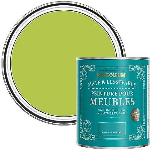 Rust-Oleum Green Furniture & Skirting Board Paint in Matt Finish - Key Lime 750ml