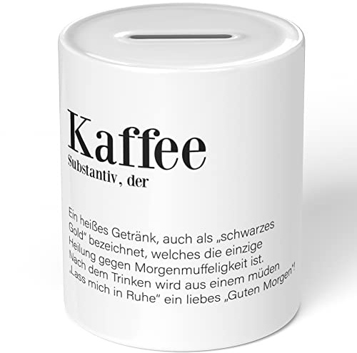 JUNIWORDS Spardose Sparbüchse, Definition: Kaffee (1004354)