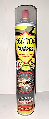 LOT DE 2 INSECTICIDE LONGUE PORTEE GUEPES FRELONS 750ML