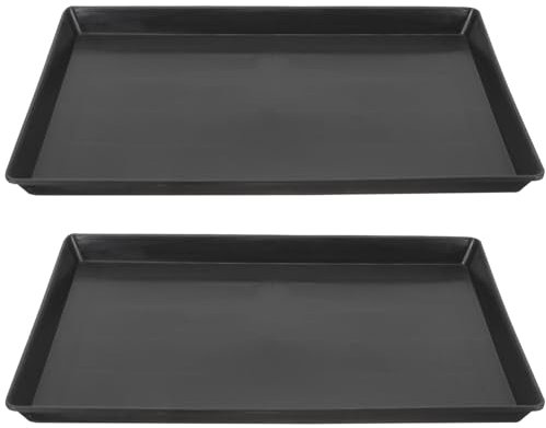 SUPVOX 2pcs Pet Tray for Bird Cage Dog Crate Bunny Cage and Easy to Poop Holder for Home Use