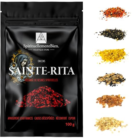 Ren Rita Holy Harts rökelse, 100 % naturlig 100 g - äkta harts för rökning, skydd, lugnande och hopp