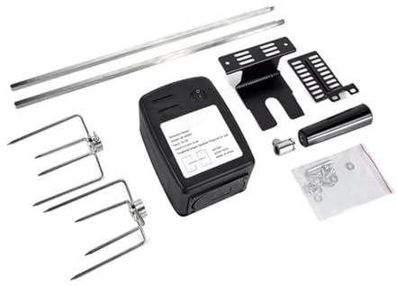 Frotox Juego Herramientas Barbacoa Tamaño Familiar con Motor Eléctrico Fácil Limpieza Barbacoa Textura Y Metal para Cocción