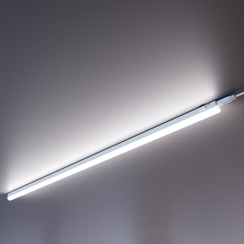 ledscom.de LED-underskåpsbelysning RIGEL, stickpropp, 113cm, 15,1 W, 1692lm, vit