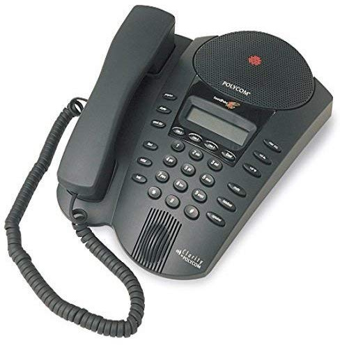 Polycom Soundpoint Pro SE-220 2-Line Conference Phone with Caller ID, Call waiting Mute, Speed Dial, LCD Display (Renewed)