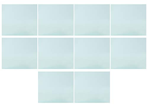 10 Piezas 138x122mm Protector Pantalla Soldadura Excelente Placa Protectora Transparente para Casco de Soldadura de policarbonato, Suministros industriales de Lentes de Repuesto, caída de presión