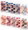 Zasjon Selbstklebende Nagellack-Folien Set - 140 Stück, 10 Blatt Glitzer Nagelkunst Sticker, Bunt für Frauen Mädchen DIY Nageldesign