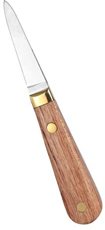 Angoily Austernmesser Edelstahl Holzgriff Austernöffner Meeresfrüchte Werkzeuge Küchenhelfer Kochzubehör Zuhause Restaurant Küchenbedarf Küchenwerkzeuge