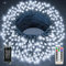 Ollny 40m 400 LED Outdoor Fairy Lights Mains Powered, Cool White Waterproof String Light with Plug/Remote/Modes/Timer, Bright Lighting Outside Indoor Garden Party Wedding Decorations