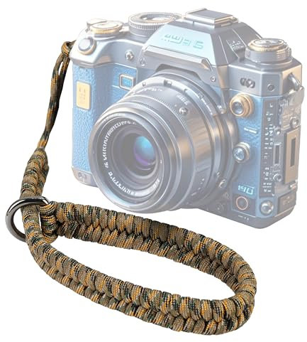 Sunya Kamera Handschlaufe mit Schnellverschluss Verstellbare Kamera Band Gurte Paracord Kamera Handgelenkschlaufe Trageschlaufe für DSLR