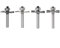 WSOOX Slot Router Bits with 1/4 Inch Shank Biscuit Joint Slot Cutter 4PCS Woodworking Grooving Router Cutter Set (Cutting Height:3/32,5/32,3/16,1/4)