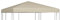 Pavillondach, LAPOOH Pavillon-Dachplane, Dach Für Pavillon, Pavillon-Ersatzdach, 310 g/m² 3×3 m Beige