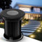 YindaLux Spot Encastrable Exterieur au sol pour GU10 203V, IP67 Étanche Spot LED Encastrable Exterieur pour terrasse, jardin, trottoir, terrasse, allée, pelouse, Rond, Argent (sans ampoule)