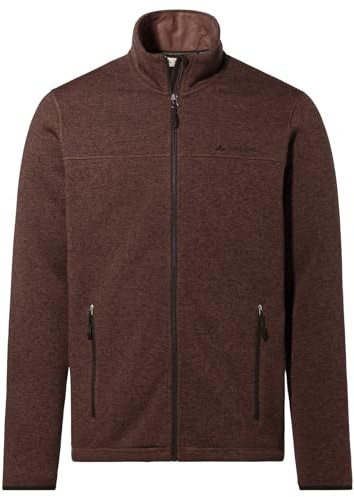 VAUDE Herren Fleecejacke Rienza Jacket III, angenehm warm, atmungsaktiv, schnelltrocknend und strapazierfähig, tobacco, L
