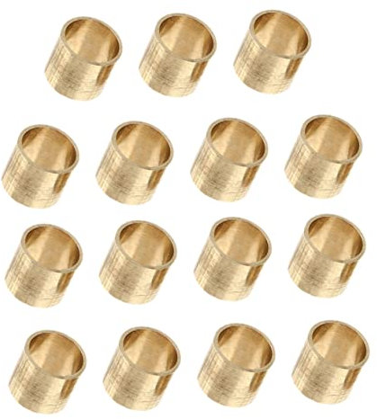 BESPORTBLE 15St Kupfernippel für Billardqueues Pool-Queue-Tipps Stichwort und TIPP Billardkugeln Snooker-Queues Billard zubehör Kupfer Zubehör Pool-Stick-Tipps Queue-Stick-Befestigungshülsen