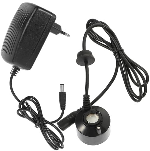 SHOWERORO Generador de Niebla Pequeño para Acuario y Jardín Máquina de Niebla Ultrasónica 16 MM Mini Humidificador 36 CM Compatible Voltaje Ac220 Adecuado para Estanques Fuentes y