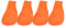 Dog Boots， 4 Pcs Dog's Paw Protectors Wear Resistant Dog Boots for Injured Paws Waterproof Dog Shoes for Dog Walking Outside (Small) The Size is 0.79n*2.76in*1.57in/2cm*7cm*4cm