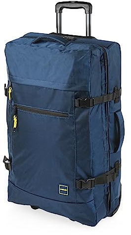 JASLEN - Koffer & Trolleys. Reisekoffer mit Rollen. Duffle Bag mit Rädern. Reisetasche mit Rollen groß. Rucksack Trolley Koffer 4 Rollen., Marine Blau