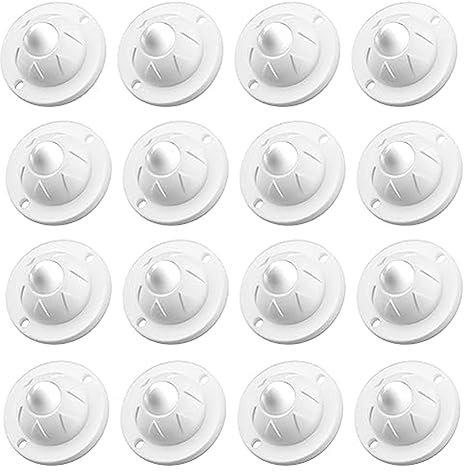 ISTOVO Paquete de 16 ruedas giratorias para el aparato, capacidad de carga de 14 kg por rueda, ruedas desinflables, ruedas deslizantes,