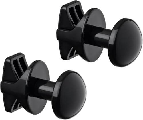 Coppia handy grip scaldasalviette - portasciugamani, si fissano direttamente sul radiatore scaldasalviette (Nero)