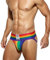 Mauro Kane Jockstrap Herren Athletic Supporters Suspensorium Sport Jock Strap Männer Sportunterwäsche Unterhosen Regenbogen M