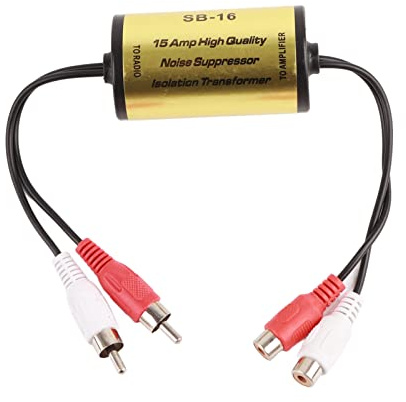 High Performance Noise Suppressor Audio Amplifier Filter with Anti Interference & Ground Loop Isolator, Noise Detection Circuit for Better Sound Quality and Radio