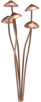 CosyCaya Piquets de jardin décoratifs en métal en forme de champignon, décoration d'extérieur et à ajouter à votre décoration de fleurs en métal extérieur