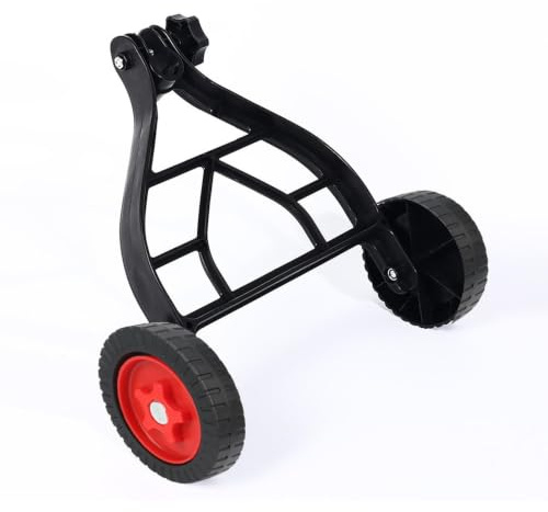 Supporto per Decespugliatore, Attacco per Tosaerba a Velo a Spazzole, ABS Ruote di Supporto Regolabili per Decespugliatore Erbacce Decespugliatore Giardino