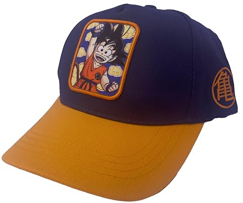 comic studio Unisex Dragon | Gorra De Beisbo Son Goku & Kame Azul - Naranja Talla Única Baseball Cap, Blau-Orange, Einheitsgröße EU