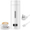 Reisen Elektrische Wassertasse, tragbarer Wasserkocher, elektrische Heizung Wasserbecher, Kleiner Mini-Schlafsaal Student Home, tragbare Heizungsbecher für Reisen (weiß)