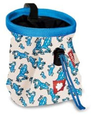 Ocun Lucky Kid + Gürtel – praktische und farbenfrohe Kreidetasche für Kinder – Einheitsgröße – Farbe Froschblau