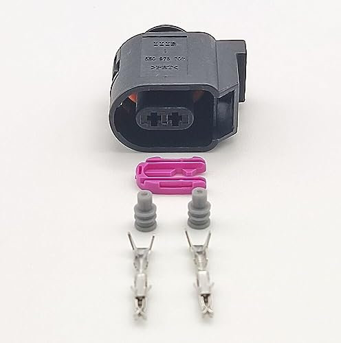 6E0973702-2 Pin ABS Sensor Connector Plug Female for VW For Seat For Skoda For Volkswagen