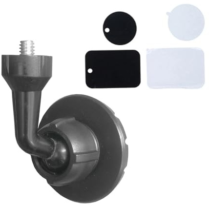 Beimus 1. Adaptador de montaje de cámara de rosca macho de 1/4 pulgadas para teléfonos inteligentes, cámaras de acción, trípodes, accesorios, soporte de neodimio fuerte